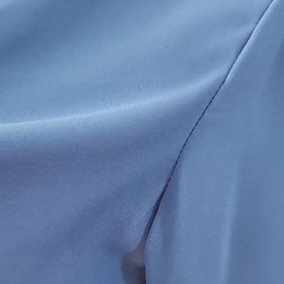 J. Crew Vibrant Blue Ruffle Blouse - Picture 6 of 6